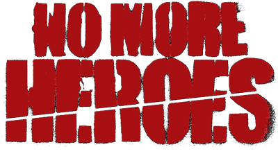 No More Heroes title screen for Wii